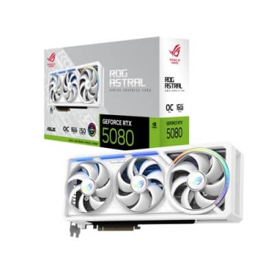 Card màn hình ASUS ROG Astral GeForce RTX™ 5080 16GB GDDR7 WHITE OC Edition